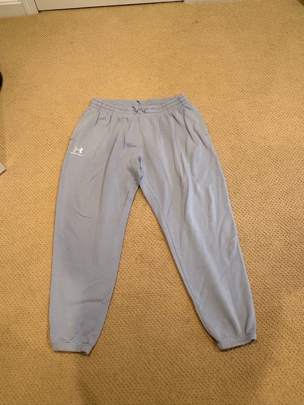 Under Armour Men's Light Gray Sweatpants Joggers
